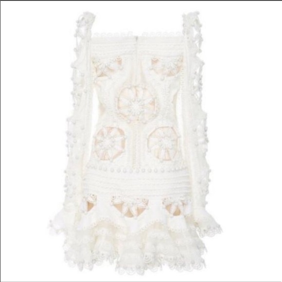 zimmermann whitewave doily dress